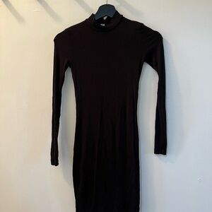 American Apparel stretch ribbed mini dress